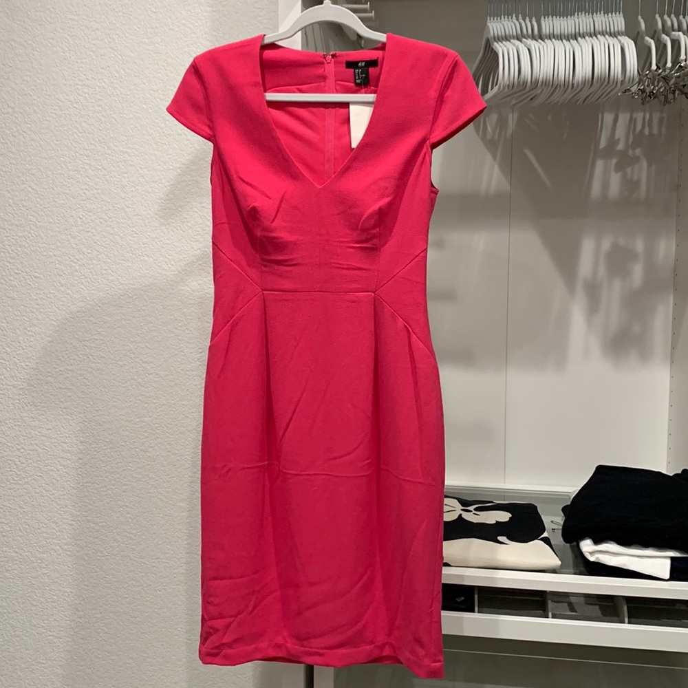 H&M NWT hot pink dress